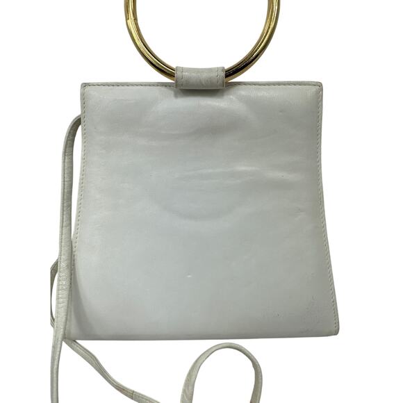 Saks Fifth Avenue Small Crossbody Bag, White - Picture 6 of 14